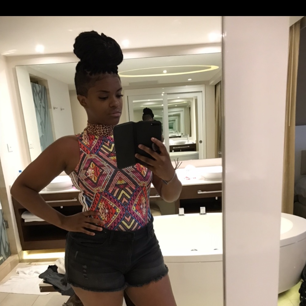 Adidas high neck bodysuit